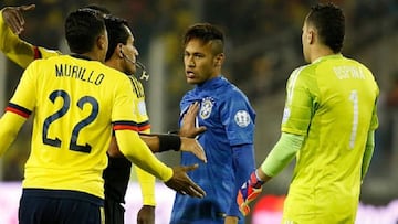 Imagen del Colombia vs Brasil en la Copa América de 2015