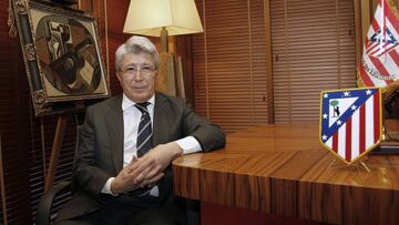 Enrique Cerezo, presidente del Atl&eacute;tico.