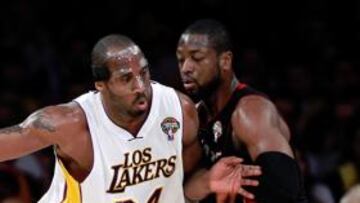 <b>VENCEDOR Y VENCIDO. </b>Enmascarado, Kobe Bryant sumó 33 puntos. Ganó la pelea deportiva a Wade.