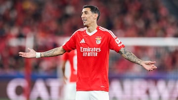 Ángel Di María, durante el partido contra el Bolonia.
