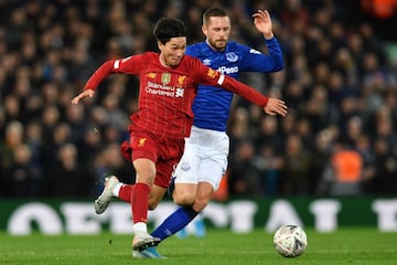 Takumi Minamino's Liverpool debut in pictures