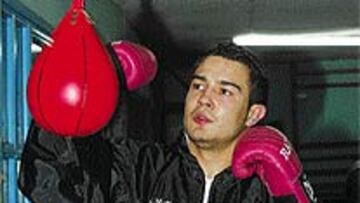 <b>A PUNTO.</B> Rubén Varón, ayer en Leganés.