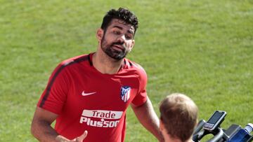 Diego Costa bajo ls &oacute;rdenes del Profe Ortega