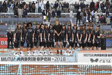 Alexander Zverev superó a Dominic Thiem (6-4 y 6-4 en 1 hora y 19 minutos) en la final de 2018 y conquistó su tercer Masters 1.000, el primero en Madrid.