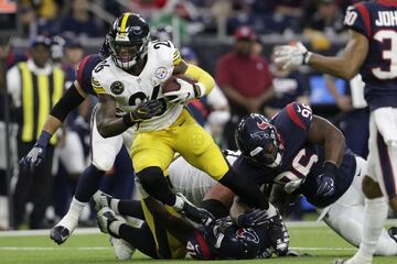 Pittsburgh Steelers dominan de principio a fin a unos heridos Houston Texans