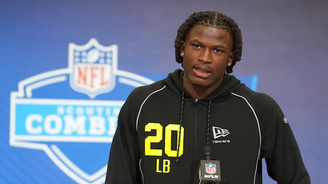 At the combine, it feels like a combination of track and field, with a pop quiz element added to test the skills of future players.