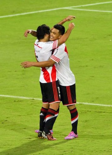 Atlético Nacional y River Plate igualaron 1-1 en la primera final de la Copa Sudamericana. 