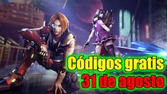 Free Fire | Códigos de hoy miércoles 31 de agosto de 2022: recompensas gratis