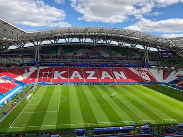 Irán vs. España (20 de junio) y Corea del Sur vs. Alemania (27 de junio) son los otros dos partidos de fase de grupos que se jugarán en el Kazán Arena.