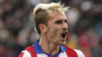 Griezmann celebra el gol ante el Madrid