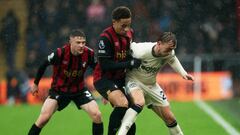 Resumen del Bournemouth vs West Ham, jornada 13 de la Premier League 25-26