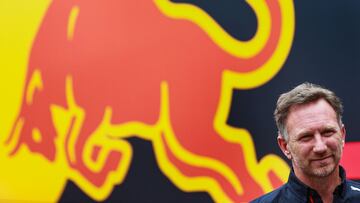SPIELBERG, AUSTRIA - JULY 02: Red Bull Racing Team Principal Christian Horner looks on in the Paddock during practice ahead of the F1 Grand Prix of Austria at Red Bull Ring on July 02, 2021 in Spielberg, Austria. (Photo by Mark Thompson/Getty Images)