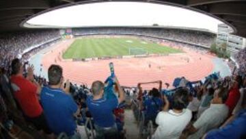 GRAVE CRISIS. La afición del Xerez vive con preocupación la situación de la entidad azulina.