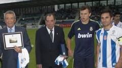 El Castilla exhibe su pegada en el homenaje a Pachín