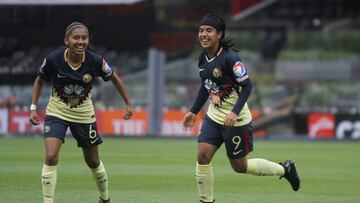 América femenil golea sin piedad a Cruz Azul