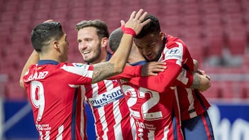 Con dos partidos menos, los colchoneros marchan invictos y pelean con la Real Sociedad por la cima. Lemar y Llorente le dieron la victoria ante Valladolid.