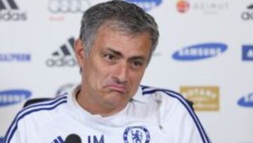 José Mourinho, en rueda de prensa.