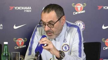 Sarri sobre Hazard: "Es el mejor de Europa, tiene que tomar una decisión"