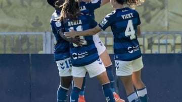 El Betis celebra un gol.