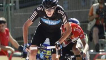 Froome, por delante de Cobo.