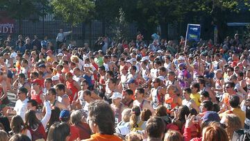 Una imagen de la Media Maratón de esta mañana.