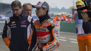 Jorge Lorenzo con Ramón Aurín.