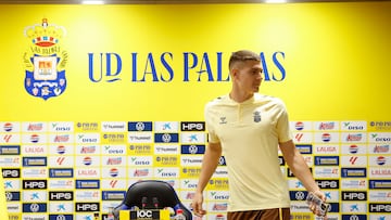 06/11/2025 FUTBOL SEGUNDA DIVISION TEMPORADA 25/26 UD LAS PALMAS Rueda de prensa de Lukovic