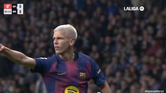 La obra de arte de Dani Olmo sobre la bocina para dejar Cornellá mudo