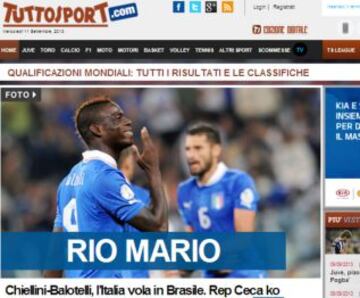 Portadas de la prensa extranjera