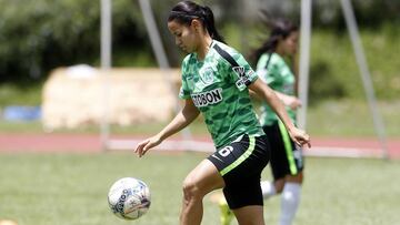 Lady Andrade, jugadora de Atl&eacute;tico Nacional