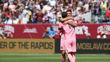 El emotivo momento de Berterame con Messi en Inter Miami