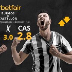 Burgos CF vs. CD Castellón: horario, TV, pronósticos, estadísticas y clasificación