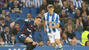 Ødegaard acaba rompiéndose por las patadas que recibe