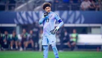 Guillermo Ochoa of Mexico during the Final match between Mexico (Mexican National Team) and United States as part of the 2024 Concacaf Nations League, at AT-T Stadium, Arlington, Texas, on March 24, 2024.