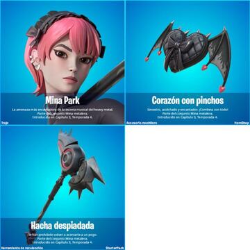 Este es el contenido del Pack de Inicio de Fortnite Cap&iacute;tulo 4 - Temporada 1