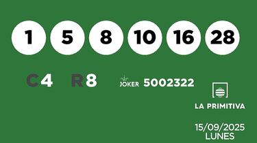 La Primitiva: comprobar los resultados del sorteo de hoy, lunes 15 de septiembre
