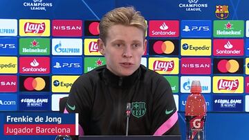 De Jong: "Si Neymar no está, es más fácil"