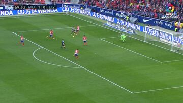 El carrerón de Morales que tapó el muro Oblak: el recorte a Giménez es sublime