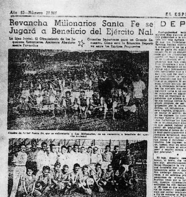 El fútbol apaciguó la guerra, después del 9 de abril de 1948