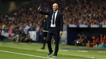 28/09/19 PARTIDO PRIMERA DIVISION ATLETICO DE MADRID - REAL MADRID ZIDANE