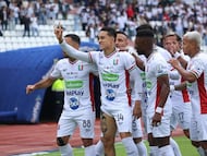 Once Caldas ante Fortaleza.