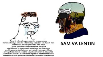 Los mejores memes de Sam va lent¨ªn