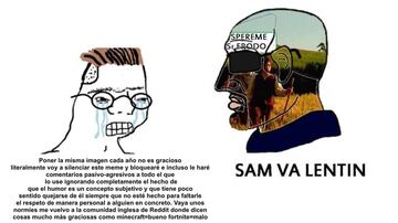 Los mejores memes de Sam va lentín