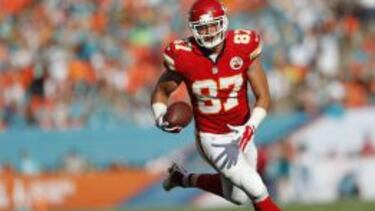 Travis Kelce, clave en el ataque de los Chiefs.