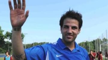 <b>YA ES CULÉ. </b>Cesc será presentado hoy en el Camp Nou.