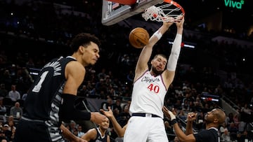 Victor Wembanyama e Ivica Zubac -