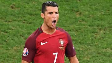Cristiano Ronaldo during Portugal's victorious Euro 2016 campaign.