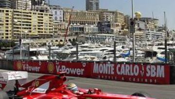 <b>TRAZADO FAVORABLE. </b>Mónaco es uno de los circuitos que mejor le debe ir al Ferrari.
