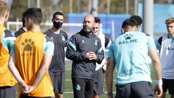 Luis Blanco, entrenador del Espanyol B.