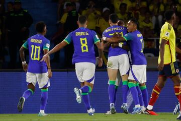 Colombia logró un triunfo histórico frente a Brasil por la fecha 5 de las Eliminatorias al Mundial de 2026. Los dos goles fueron de Luis Díaz.